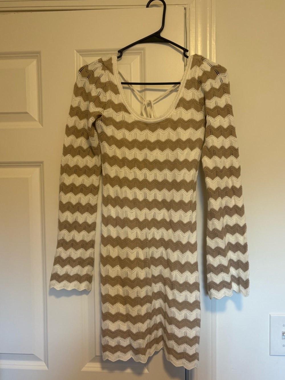 Hollister crochet mini dress